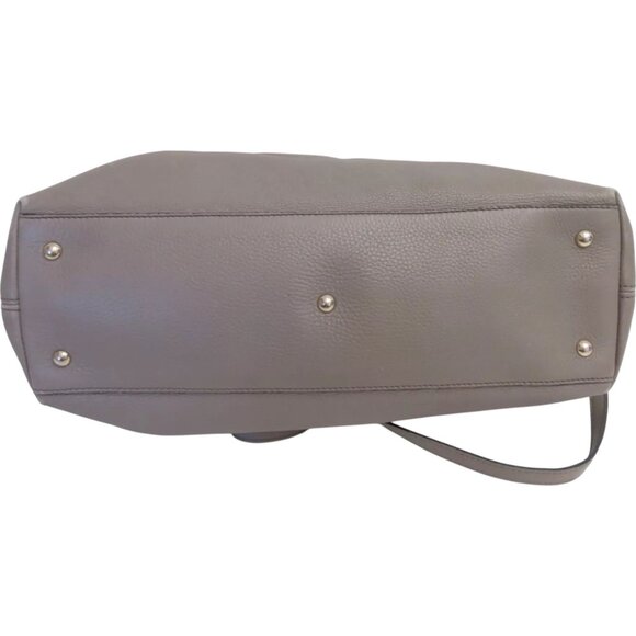 206464BR (X6) Gucci Crossbody Bag Soho Interlocking 2 Way Gray Leather - Picture 3 of 13